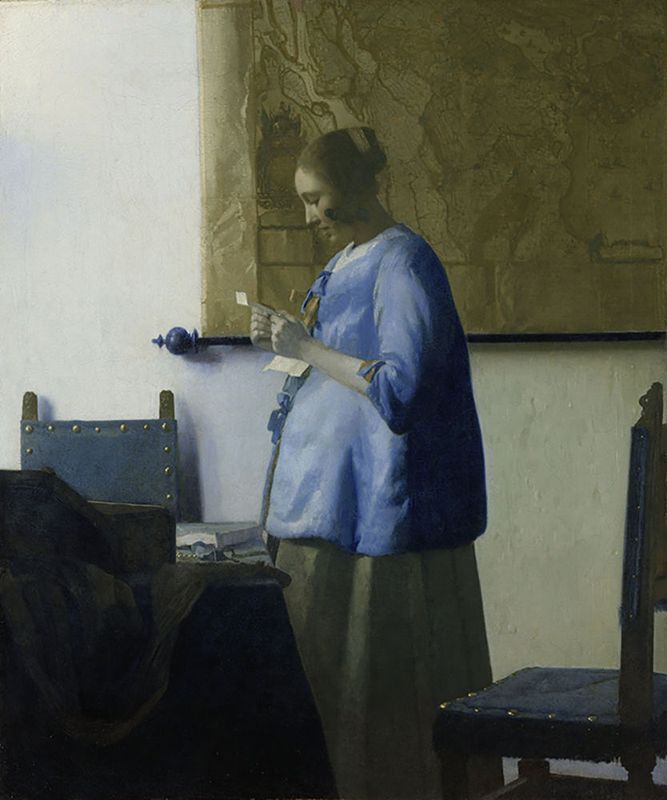 Johannes Vermeer - Woman Reading a Letter Smartify Editions