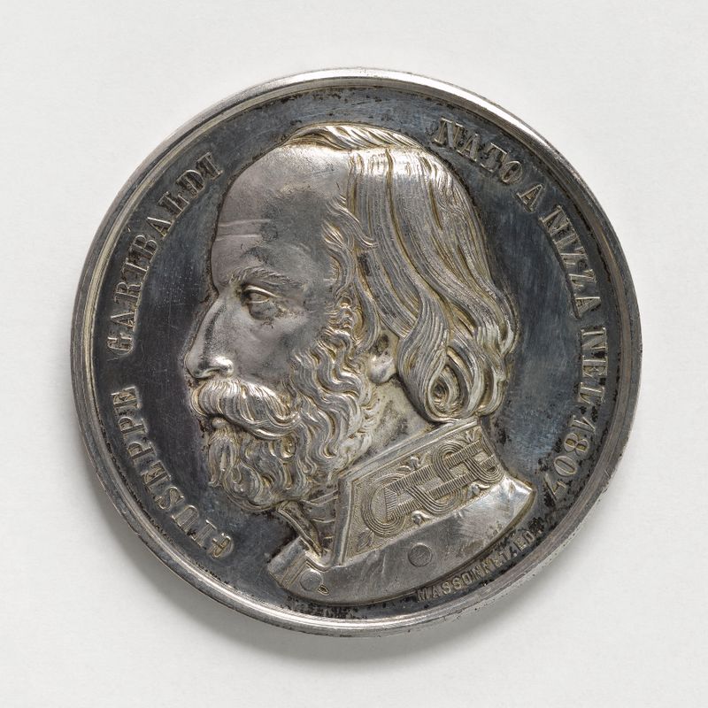Giuseppe Garibaldi (1807-1882), homme politique et un patriote italien, 1870