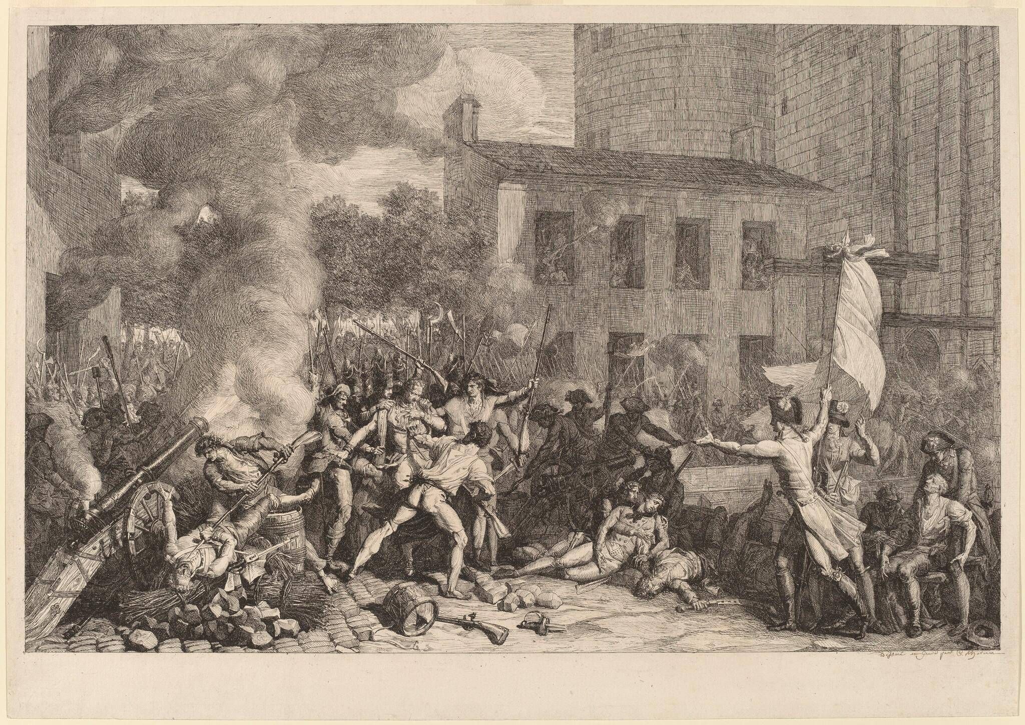 Prise de la Bastille, le 14 Juillet 1789