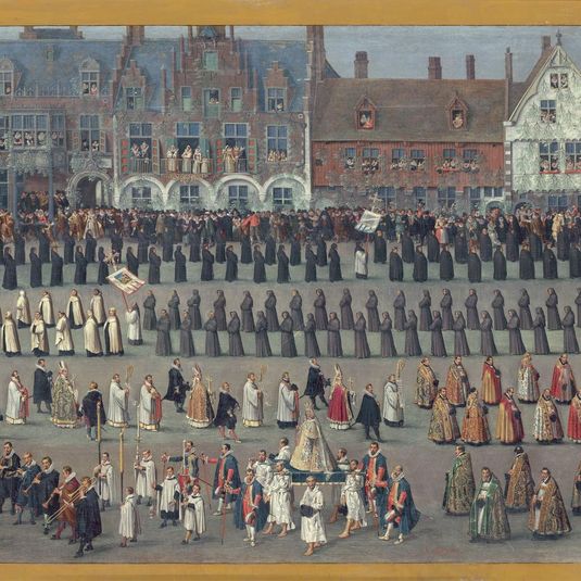 The Festival of the Ommegang in Brussels: the procession of Our Lady of Sablon