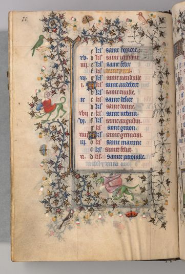 Hours of Charles the Noble, King of Navarre (1361-1425): fol. 5v, May