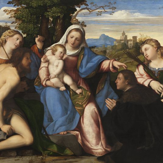 The Virgin and Child with Saints and a Donor