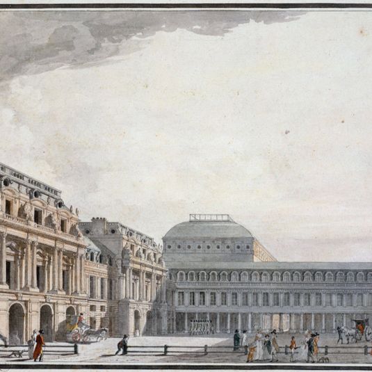 La cour intérieur du Palais-Royal.