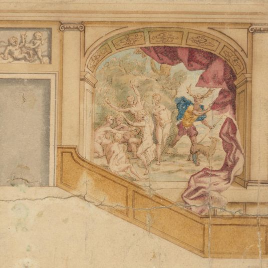 Diana and Actaeon: A Study for a Panel on a Staircase