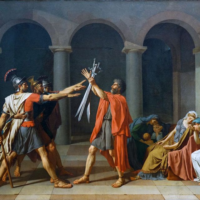 Jacques-Louis David - The Oath of the Horatii Smartify Editions