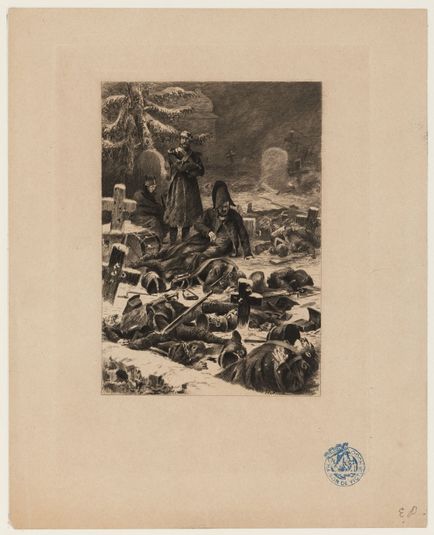 La légende des Siècles volume IV, Frontispice. Le cimetière d'Eylau, XLIX.VI