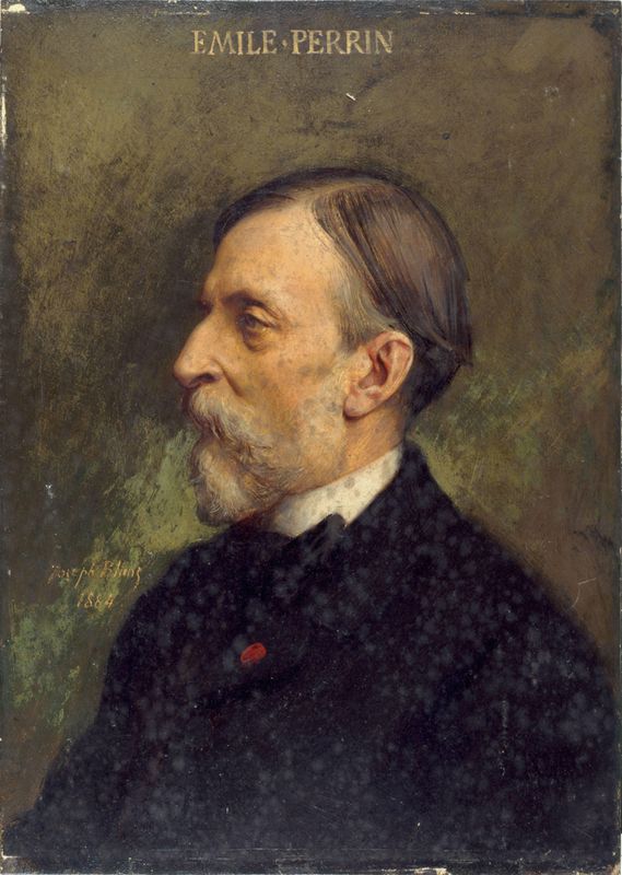 Portrait d'Émile Perrin (1814-1885), administrateur de la Comédie-Française.