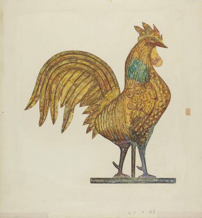 Gilded Weathercock