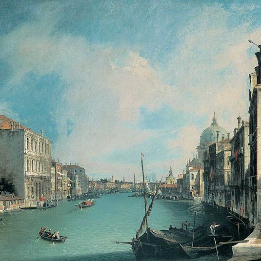 View of the Grand Canal from Campo San Vio