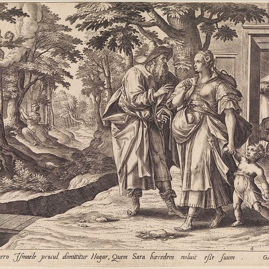 The Banishment of Hagar and Ishmael, from The Story of Abraham
