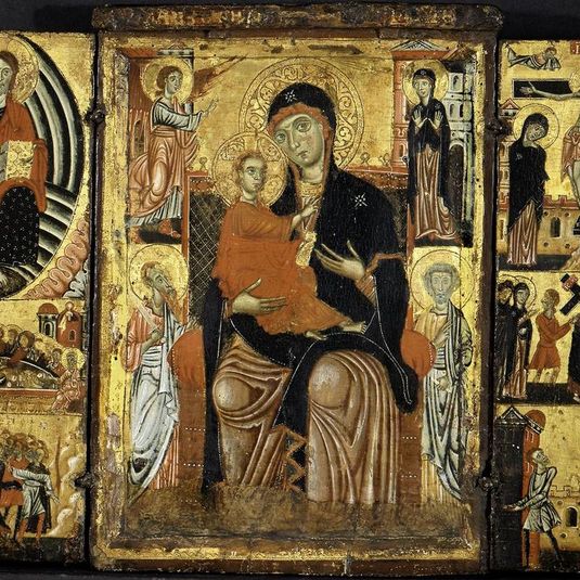Madonna and Child Enthroned