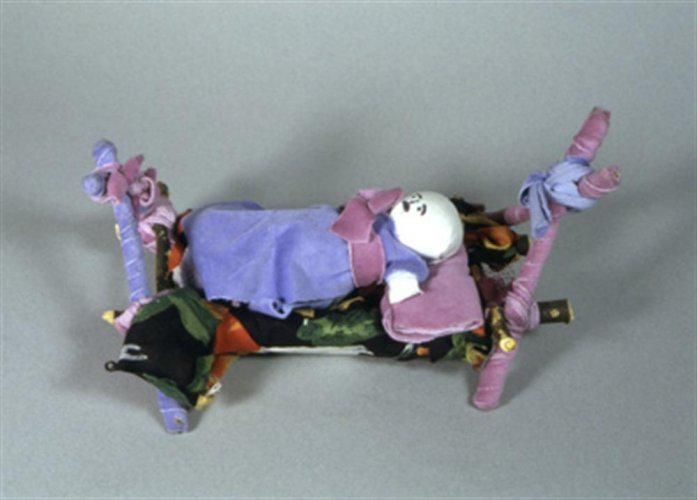 Koutsouna Rag Doll In “Naka” Portable Crib