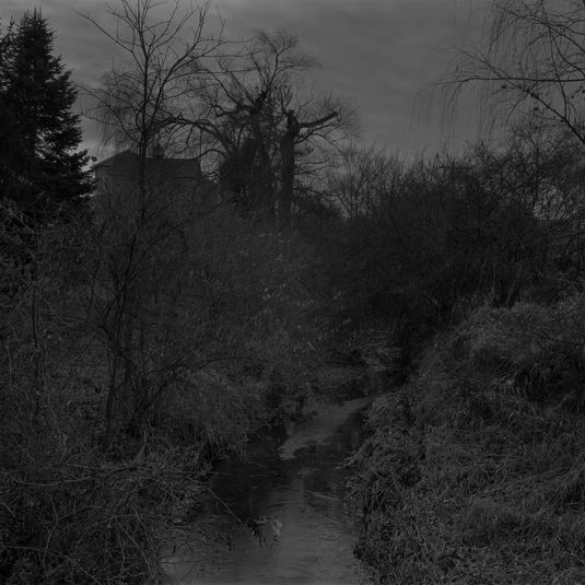 Untitled #18 (Creek and House) from series Night Coming Tenderly, Black