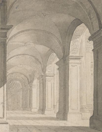 Colonnade with Vaulted Roof