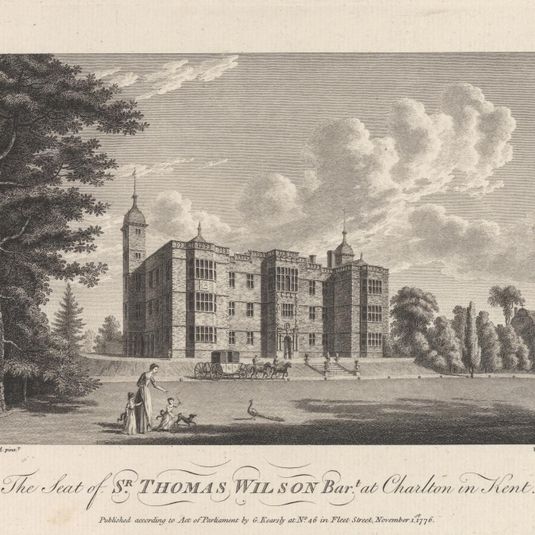 The Seat of St. Thomas Wilson, Bart., at Charlton in Kent
