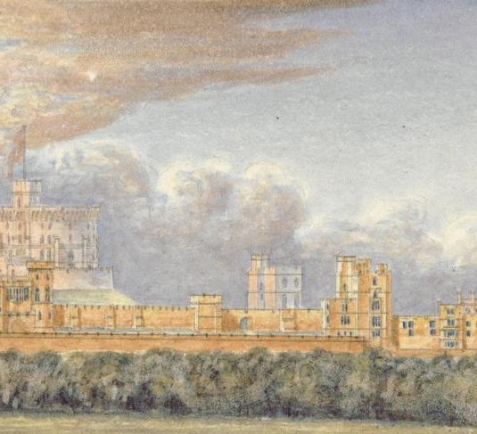 Windsor Castle, Berkshire: Distant View from the North