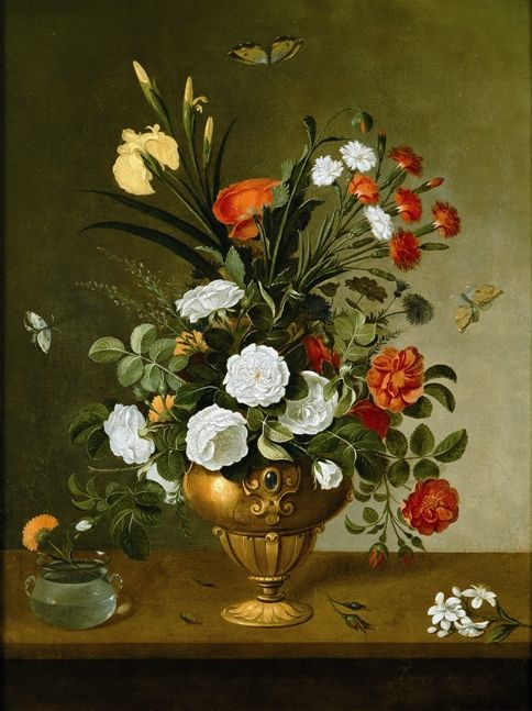 Flower Vase and Crystal Vessel