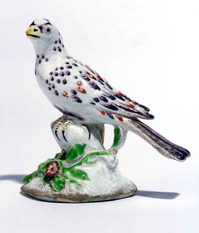 Model of Bird (a snow bunting), c.1760-65