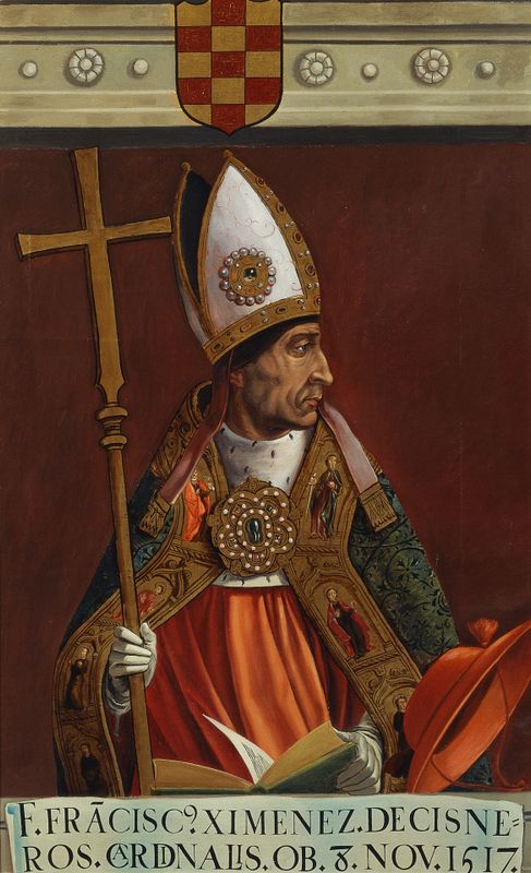 El cardenal Francisco Jiménez de Cisneros