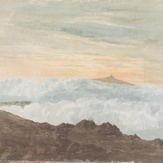 Mountainous Landscape with Clouds
