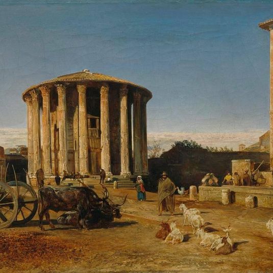 The Temple of Vesta in Rome