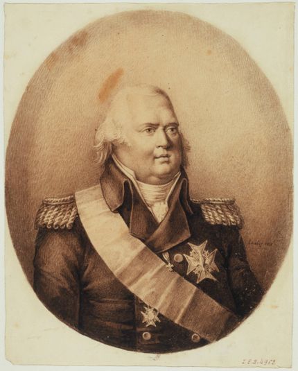Portrait du roi Louis XVIII en 1816.