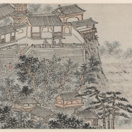 Twelve Views of Tiger Hill, Suzhou: The Five Sages Terrace