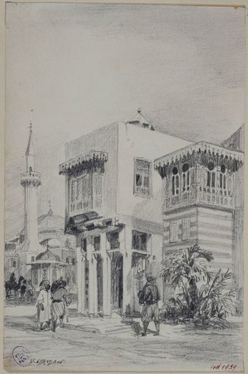 Exposition de 1867 : caravansérail et mosquée