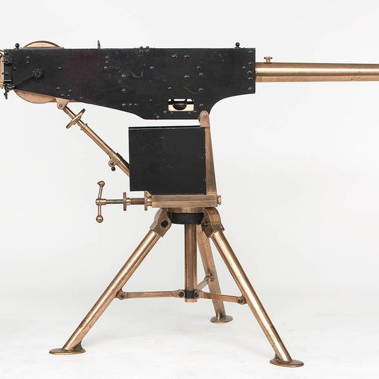 Prototype Maxim machine gun