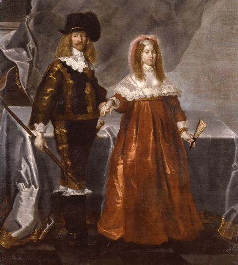 Hans Ulrik Gyldenløve, 1615-1645, son of Christian IV and Karen Andersdatter; Regitze Grubbe, 1618-1689, married to Hans Ulrik Gyldenløve
