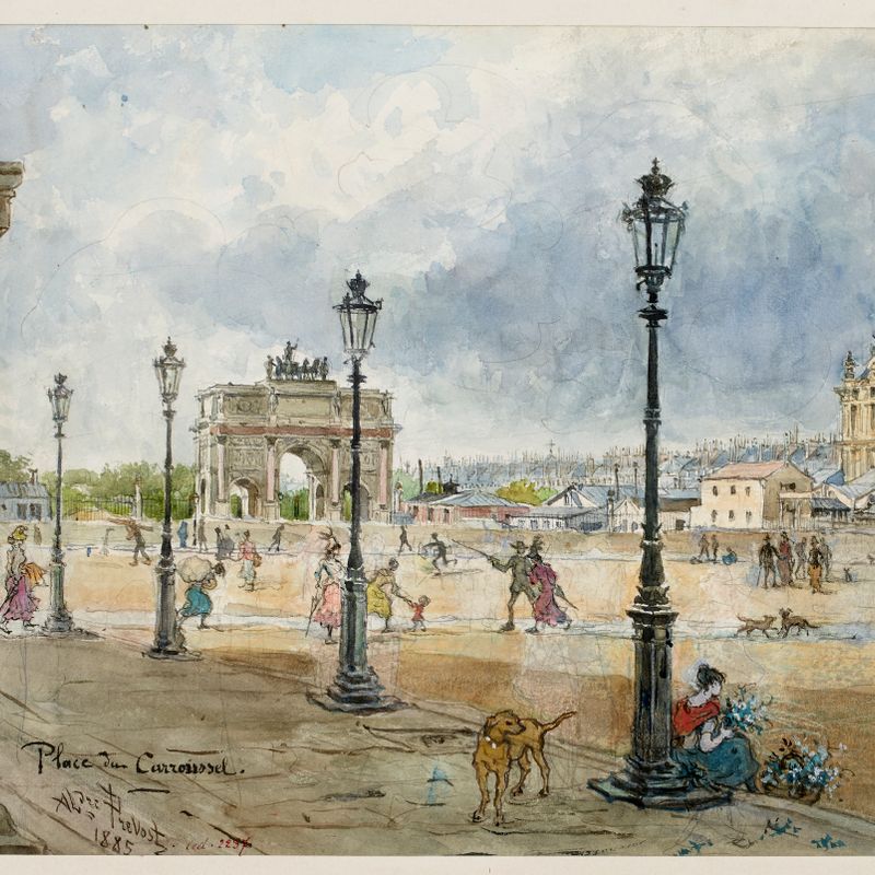 Place du Carrousel, 1885