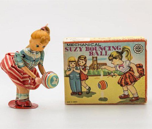“Suzy Bouncing Ball” Wind-Up Toy