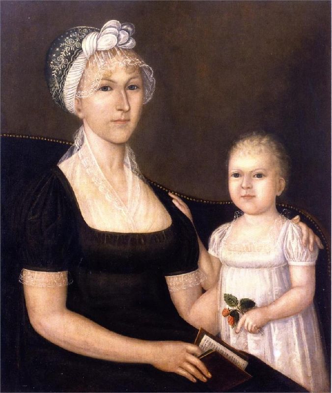 Mrs. Abraham White, Jr. and Daughter Rose