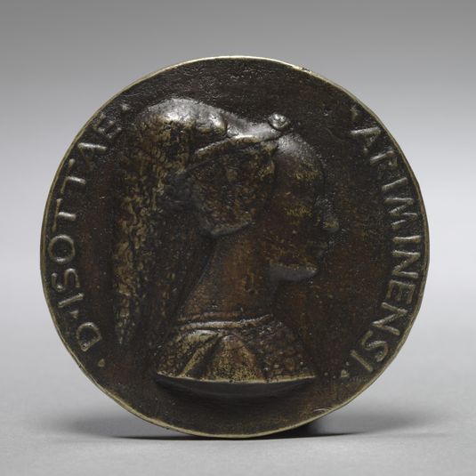Medal of Isotta degli Atti da Rimini (obverse)