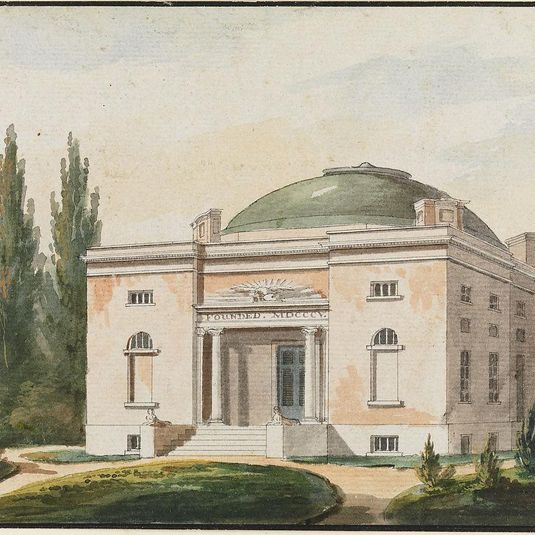 The Pennsylvania Academy of the Fine Arts, Philadelphia (Copy after an Engraving in The Port Folio Magazine, June 1809)