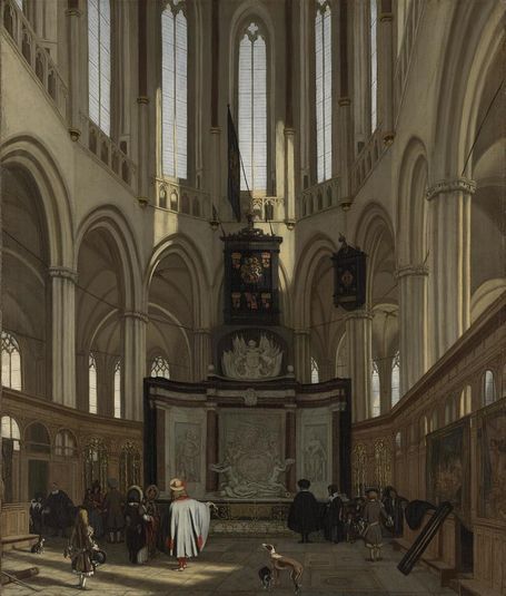 Het praalgraf van De Ruyter in de Nieuwe Kerk te Amsterdam