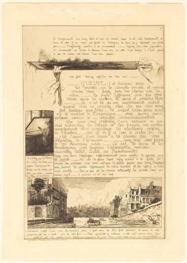 Lettre sur les Eléments de la gravure á l'Eauforte (Letter on the elements of etching), Page 2