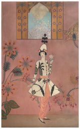 "Gertrude Vanderbilt Whitney in Bakst Costume with Fleurs du Mal"