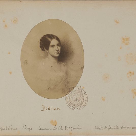 "Didine" (Portrait de Léopoldine Hugo d'après le dessin d'Edouard Dubufe)