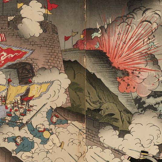 Scène de la guerre sino-japonaise