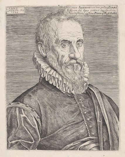 Portrait of Ambroise Paré, the King's surgeon