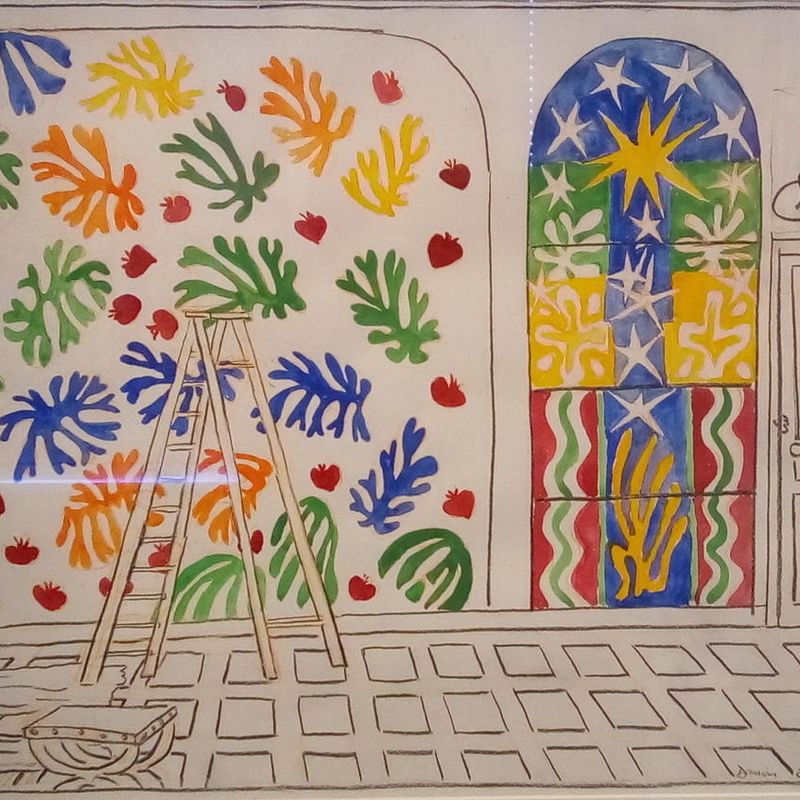 Matisse hôtel Regina, Nice 1952