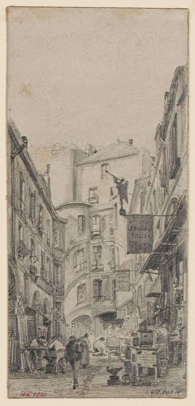 Rue du Dragon en 1867, 6ème arrondissement, Paris