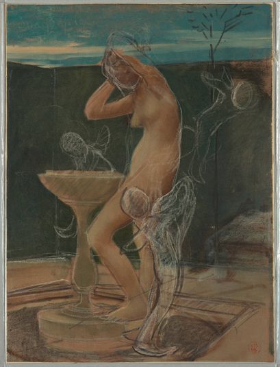 Study of a Woman at Her Bath