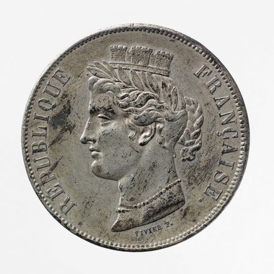Essai pour la pièce de 5 francs, 1848