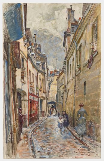 Rue Chanoinesse, en 1905. 4ème arrondissement