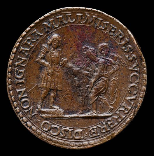 The Marquess Giving Alms [reverse]