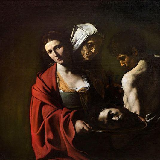 Salomeea cu capul lui Ioan Botezătorul (Caravaggio, Madrid)