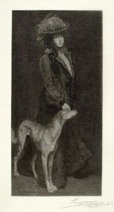 A Portrait (Lady and Dog)