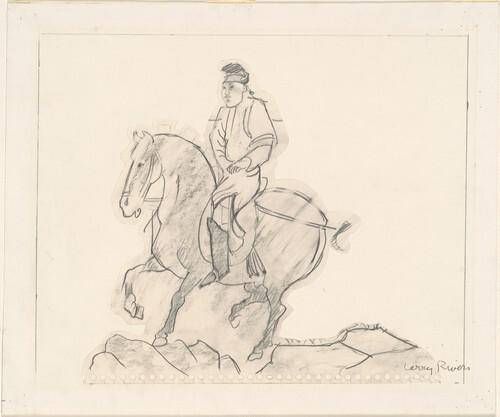 Study for "Chinese Information Travel"—Equestrian